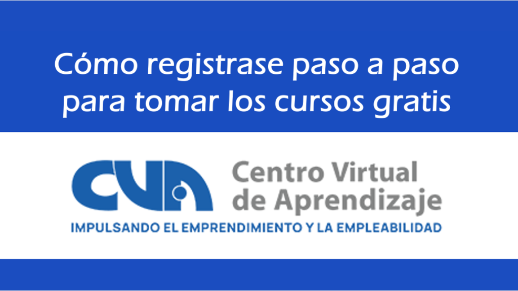 Cómo registrarse para entrar a los cursos